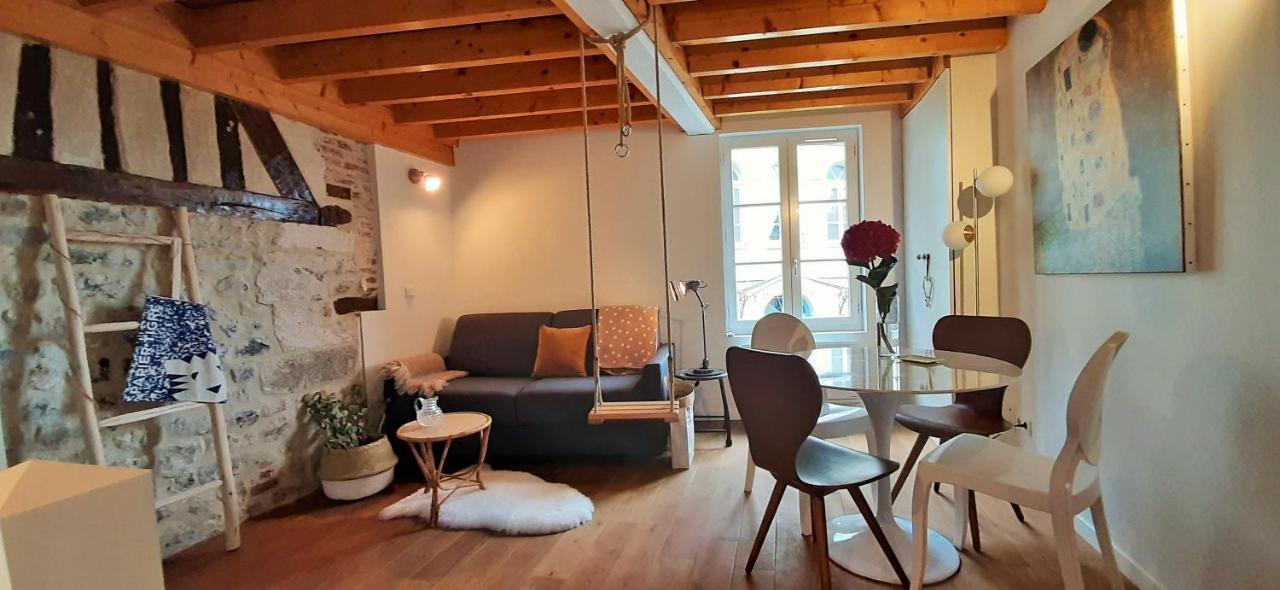 -La Maison Balancoire - Parking Prive - Coeur Historique -La Clef De أونفلور المظهر الخارجي الصورة
